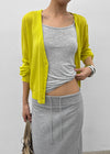 Poliner Deep V-neck Cardigan