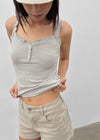 Gelat Vintage Button Lace Sleeveless