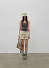 Gelat Vintage Button Lace Sleeveless