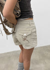 V-An Back Pocket Denim Shorts