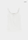 Gelat Vintage Button Lace Sleeveless