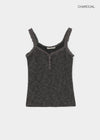 Gelat Vintage Button Lace Sleeveless