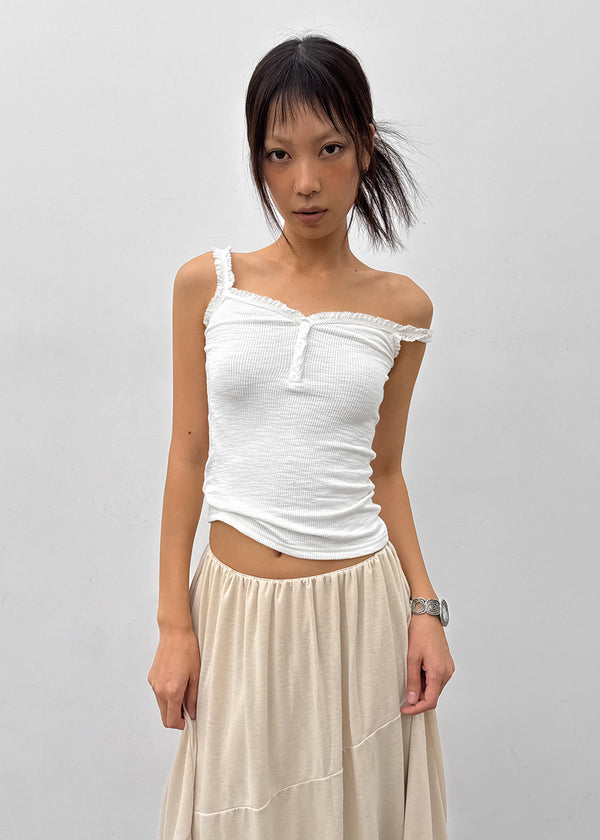 Gelat Vintage Button Lace Sleeveless