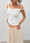 Gelat Vintage Button Lace Sleeveless