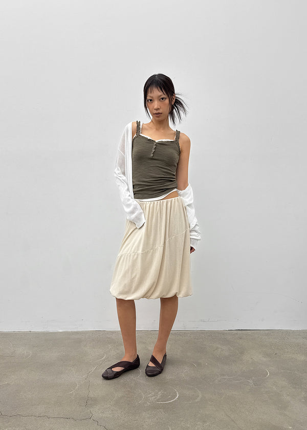 Gelat Vintage Button Lace Sleeveless