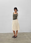 Gelat Vintage Button Lace Sleeveless