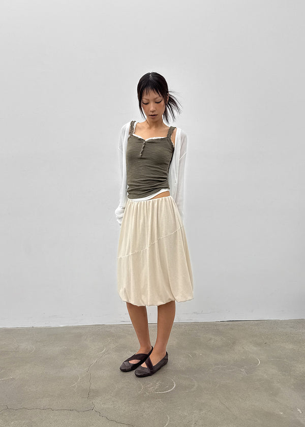 Gelat Vintage Button Lace Sleeveless