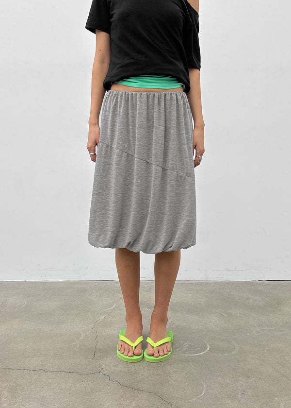 Territ Balloon Banding Midi Skirt