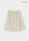 Territ Balloon Banding Midi Skirt
