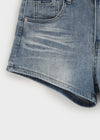 V-An Back Pocket Denim Shorts