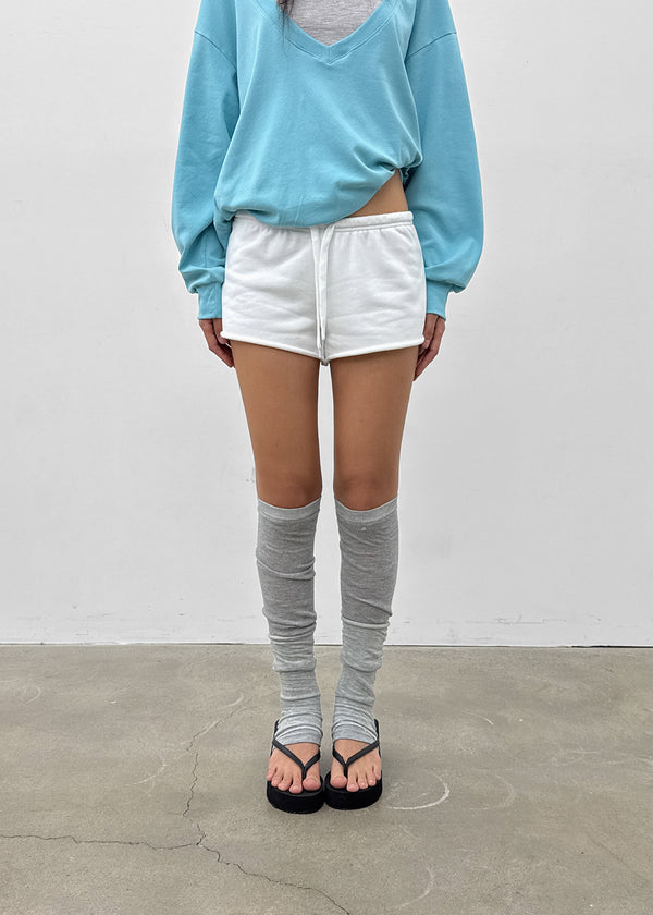 Ron Bean Low-waist Cutting Banding Shorts