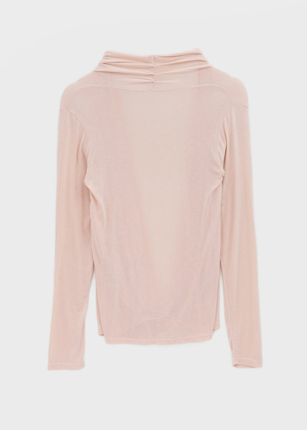 Muav Shirred Wrap Long Sleeve Tee