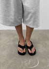 Totreit Wedge Platform Flip-flops
