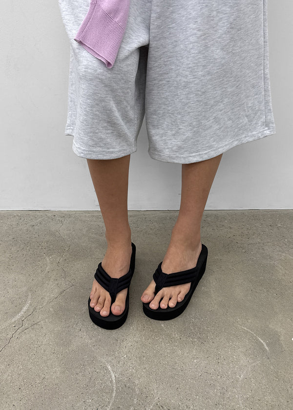 Totreit Wedge Platform Flip-flops