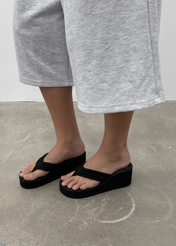 Totreit Wedge Platform Flip-flops