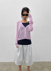 Poliner Deep V-neck Cardigan