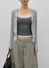 Ruav Button Round Cardigan