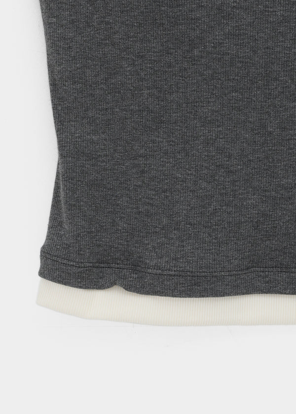 Abelve Lace Layered Sleeveless (Built-in Cap)