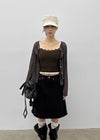 Abelve Lace Layered Sleeveless (Built-in Cap)