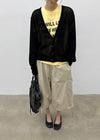Poliner Deep V-neck Cardigan