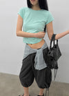 Pentcomb Cap Sleeve Short-sleeve Tee