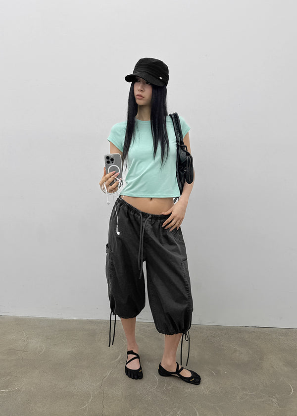 Pentcomb Cap Sleeve Short-sleeve Tee