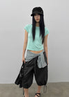 Pentcomb Cap Sleeve Short-sleeve Tee