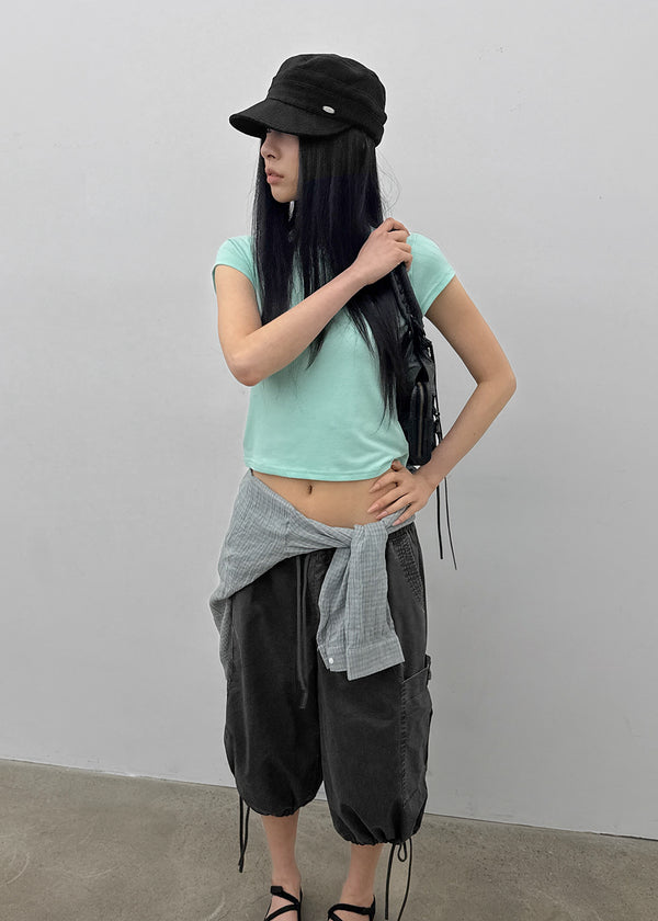 Pentcomb Cap Sleeve Short-sleeve Tee