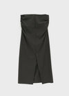 Pelian Nylon Shirred Long Skirt