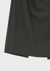 Pelian Nylon Shirred Long Skirt