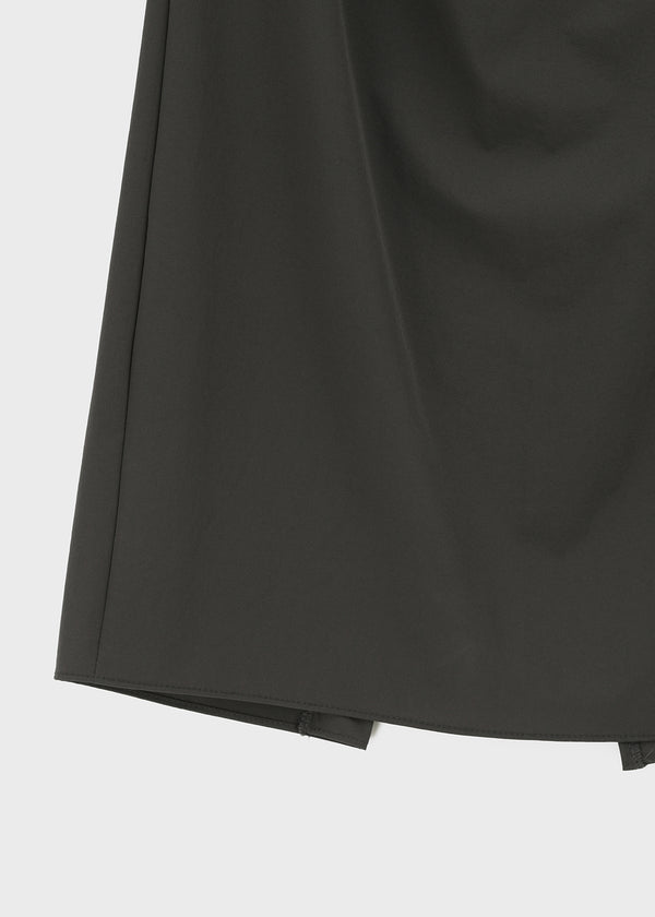 Pelian Nylon Shirred Long Skirt