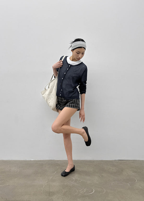 Arik Summer Linen Round Cardigan