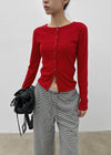 Ruav Button Round Cardigan