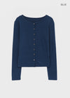 Ruav Button Round Cardigan