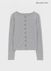 Ruav Button Round Cardigan