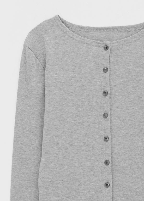 Ruav Button Round Cardigan