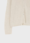 Plgun Linen Diamond V-Neck Cardigan
