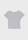 Picoten Twist V-neck Short Sleeve Tee