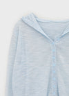 Sate Summer Knit Hooded Cardigan