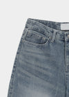 Lacquer Wash Balloon Wide Denim Pants