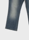 Pieto Low-waisted Denim Capri Pants