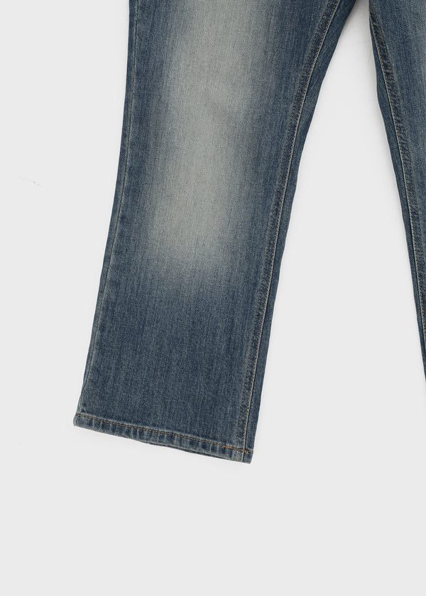 Pieto Low-waisted Denim Capri Pants