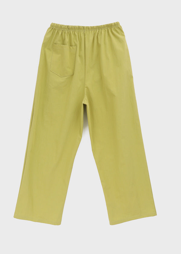 Parlen Slim-waisted Wide Cotton Pants