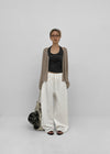 Pollenne Slim Fit Long Halter Sleeveless Top