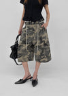 Carlo Camo Wide Bermuda Shorts
