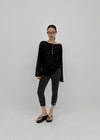 Cellom Stripe Button Capri Leggings