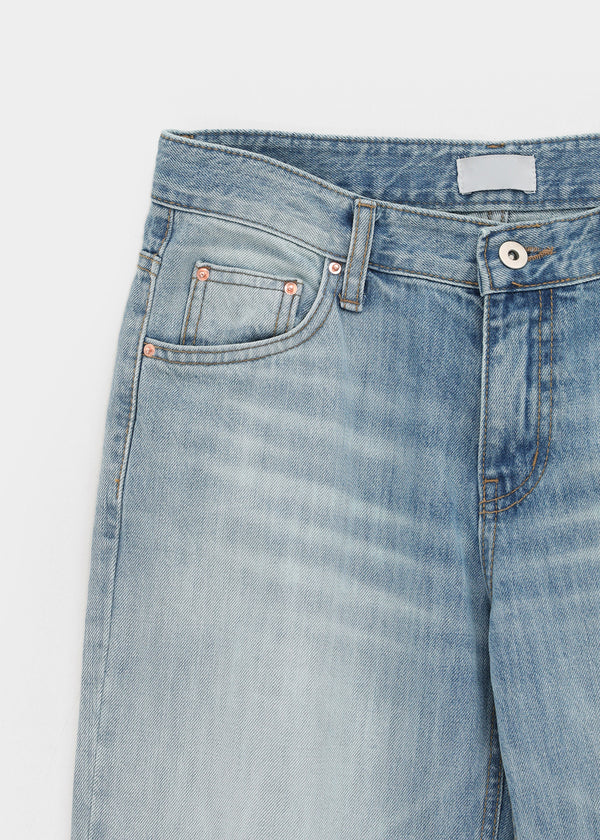 Berong Low-waist Straight Denim Pants