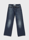 Kapton Washed Wide Bootcut Denim Pants