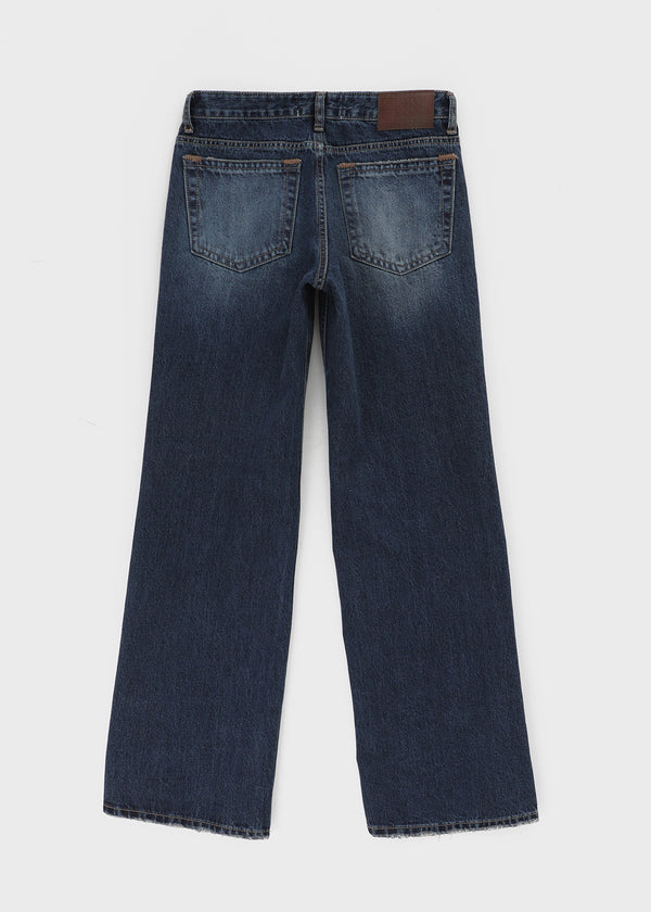 Kapton Washed Wide Bootcut Denim Pants