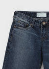 Kapton Washed Wide Bootcut Denim Pants
